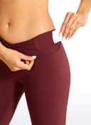 CRZ Yoga Women's Train High Rise Hugged Feel Compression Leggings 28'' Black / XXS