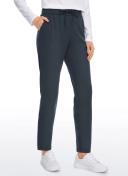 CRZ Yoga Women's Travel Slim Fit Stretch On The Travel Pants 29'' Melanite / XL