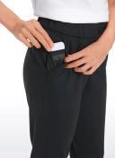CRZ Yoga Women's Travel Slim Fit Stretch On The Travel Pants 29'' Melanite / XL