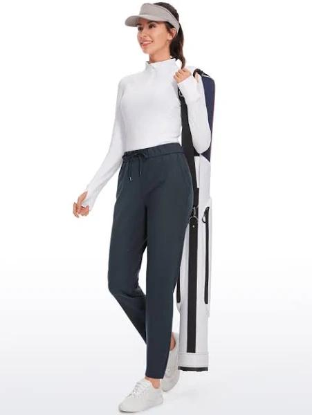 CRZ Yoga Women's Travel Slim Fit Stretch On The Travel Pants 29'' Melanite / XL