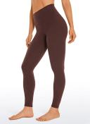 CRZ Yoga Women's Yoga Lounge High Rise Butterluxe Yoga Leggings 28'' Taupe / S