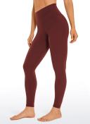 CRZ Yoga Women's Yoga Lounge High Rise Butterluxe Yoga Leggings 28'' Taupe / S