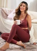 CRZ Yoga Women's Yoga Lounge High Rise Butterluxe Yoga Leggings 28'' Taupe / S