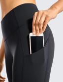 CRZ Yoga Women's Yoga Train High Rise Nakedfeel Pocket Leggings 25''