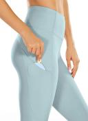 CRZ Yoga Women's Yoga Train High Rise Nakedfeel Pocket Leggings 25''