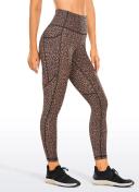 CRZ Yoga Women's Yoga Train High Rise Nakedfeel Pocket Leggings II 23" Melanite / L