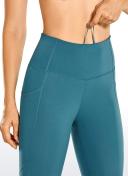 CRZ Yoga Women's Yoga Train High Rise Nakedfeel Pocket Leggings II 23" Melanite / L