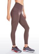 CRZ Yoga Women's Yoga Train High Rise Nakedfeel Pocket Leggings II 23" Melanite / L