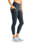 CRZ Yoga Women's Yoga Train High Rise Nakedfeel Pocket Leggings II 23" Melanite / S