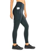 CRZ Yoga Women's Yoga Train High Rise Nakedfeel Pocket Leggings II 23" Melanite / S