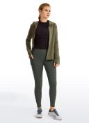 CRZ Yoga Women's Yoga Train High Rise Nakedfeel Pocket Leggings II 23" Melanite / S