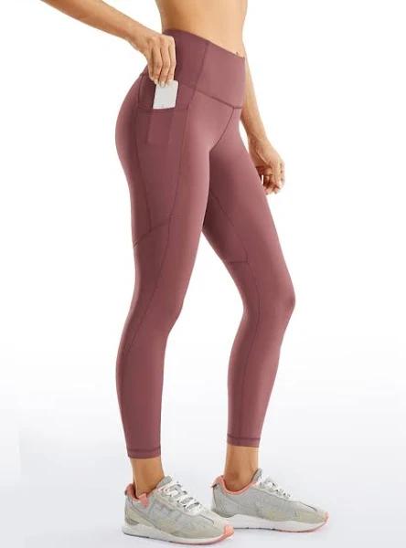 CRZ Yoga Women's Yoga Train High Rise Nakedfeel Pocket Leggings II 23" Sepia / M