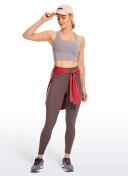 CRZ Yoga Women's Yoga Train High Rise Nakedfeel Pocket Leggings II 23" Tornado / XL