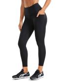 CRZ Yoga Women's Yoga Train High Rise Nakedfeel Pockets Capris 21'' Black / L