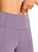 CRZ Yoga Women's Yoga Train High Rise Nakedfeel Pockets Capris 21'' Black / XL