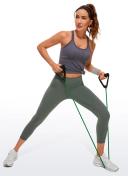 CRZ Yoga Women's Yoga Train High Rise Nakedfeel Pockets Capris 21'' Black / XXS