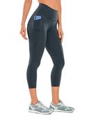 CRZ Yoga Women's Yoga Train High Rise Nakedfeel Pockets Capris 21'' Melanite / M