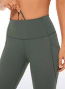 CRZ Yoga Women's Yoga Train High Rise Nakedfeel Pockets Capris 21'' Melanite / M