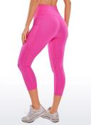 CRZ Yoga Women's Yoga Train High Rise Nakedfeel Pockets Capris 21'' Melanite / XS