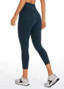 CRZ Yoga Women's Yoga Train High Rise Nakedfeel Pockets Capris 21'' Savannah / S