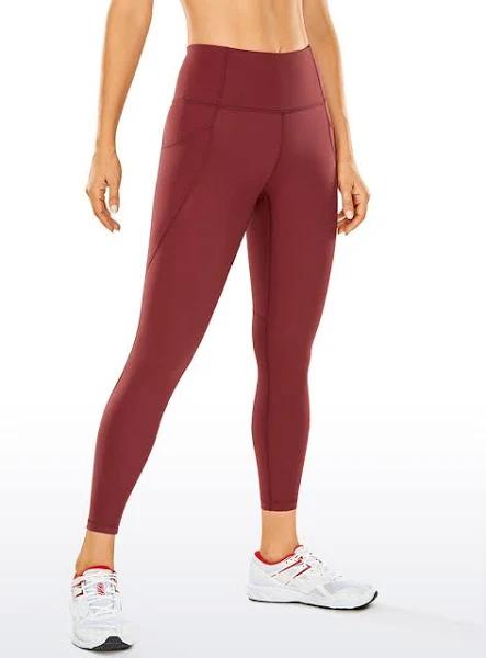 CRZ Yoga Women's Yoga Train High Rise Nakedfeel Pockets Capris 21'' Savannah / S