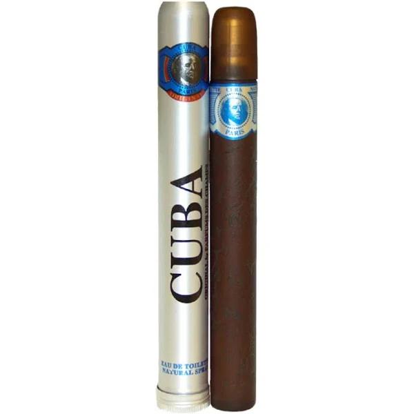 Cuba Blue Eau De Toilette Spray by Fragluxe 1.17 oz