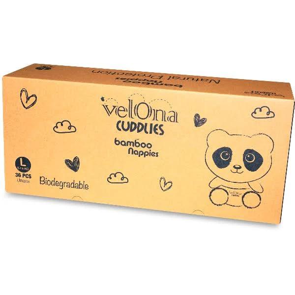 Cuddlies Biodegradable Bamboo Nappies Large (9 - 14kg)