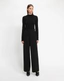 Cue Crepe Buckled Waist Pant in Black 10