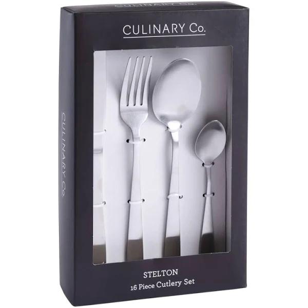 Culinary Co Stelton Matte 16 Piece Cutlery Set