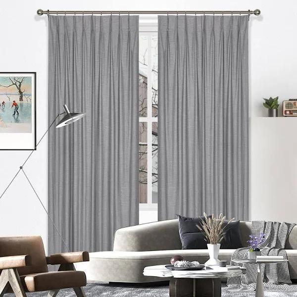 Curtain Wonderland Marquee Blockout Pinch Pleat Curtains Pair