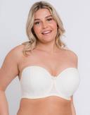 Curvy Kate - 34D - Luxe Strapless Bra Ivory