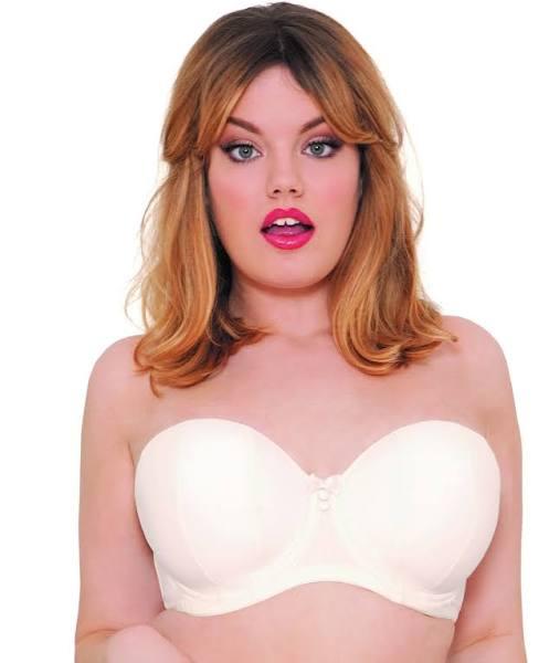 Curvy Kate - 34D - Luxe Strapless Bra Ivory
