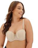 Curvy Kate - 40F - Luxe Strapless Bra Biscotti