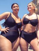Curvy Kate First Class Plunge Swimsuit Black / 40GG