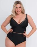 Curvy Kate First Class Plunge Swimsuit Black / 40GG