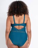 Curvy Kate First Class Plunge Swimsuit Deep Teal / 30D