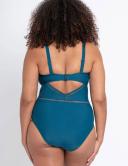 Curvy Kate First Class Plunge Swimsuit Deep Teal / 36H
