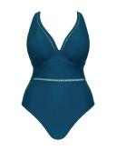 Curvy Kate First Class Plunge Swimsuit Deep Teal / 36H