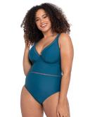 Curvy Kate First Class Plunge Swimsuit Deep Teal / 40HH