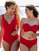 Curvy Kate First Class Plunge Swimsuit Red / 30H