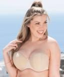 Curvy Kate Luxe Strapless Bra - Biscotti - 16F