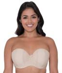 Curvy Kate Luxe Strapless Bra - Biscotti - 18D