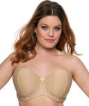 Curvy Kate Luxe Strapless Bra - Biscotti