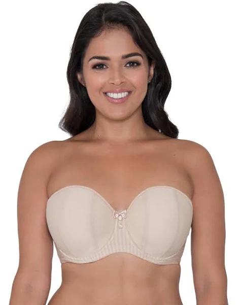 Curvy Kate Luxe Strapless Bra - Biscotti