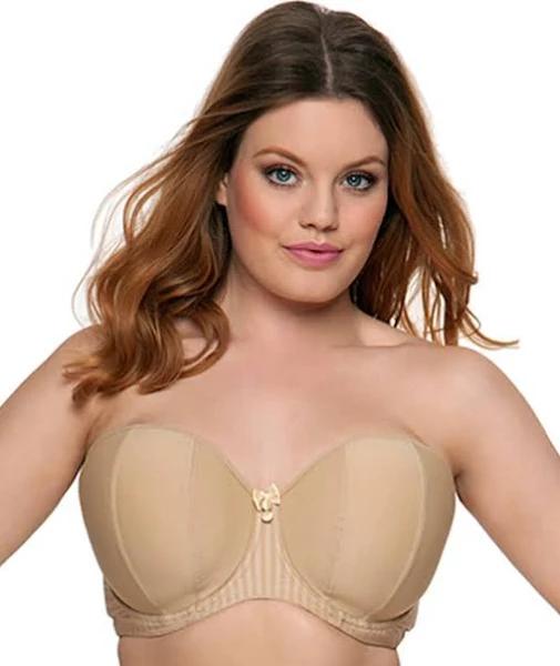 Curvy Kate Luxe Strapless Bra Biscotti