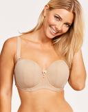 Curvy Kate Luxe Strapless Bra - Biscotti