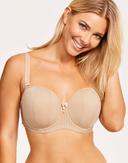 Curvy Kate Luxe Strapless Bra - Biscotti