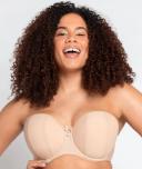 Curvy Kate Luxe Strapless Bra Biscotti
