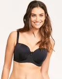 Curvy Kate Luxe Strapless Bra - Black - 18D