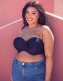 Curvy Kate Luxe Strapless Bra - Black